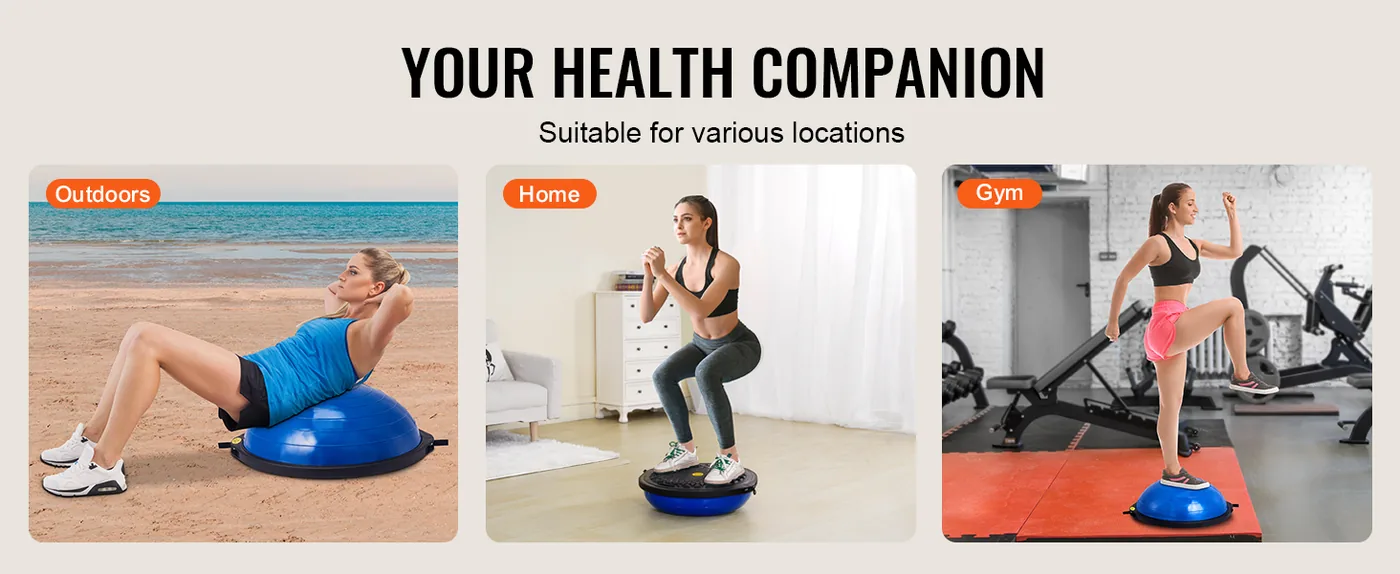 VEVOR balance ball quick inflation with foot pump