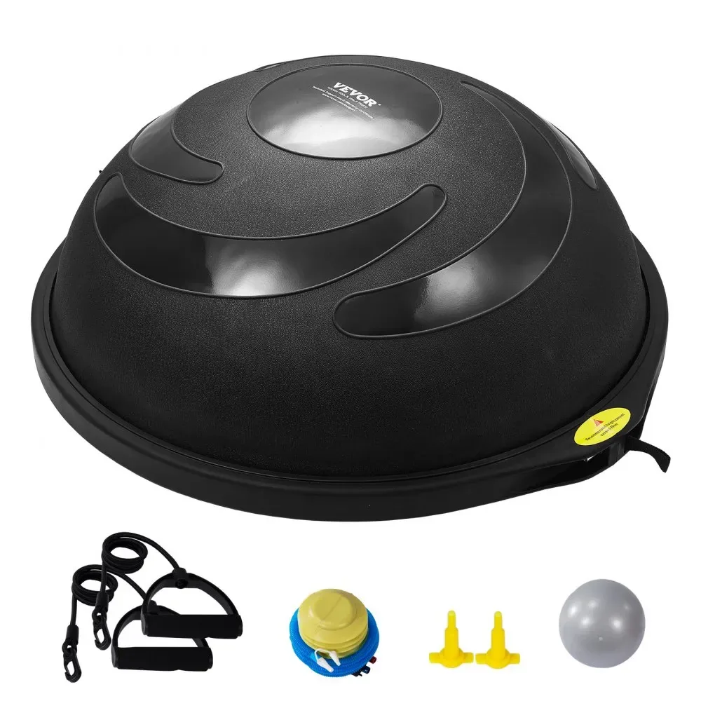 VEVOR 26 inch half exercise ball trainer front view