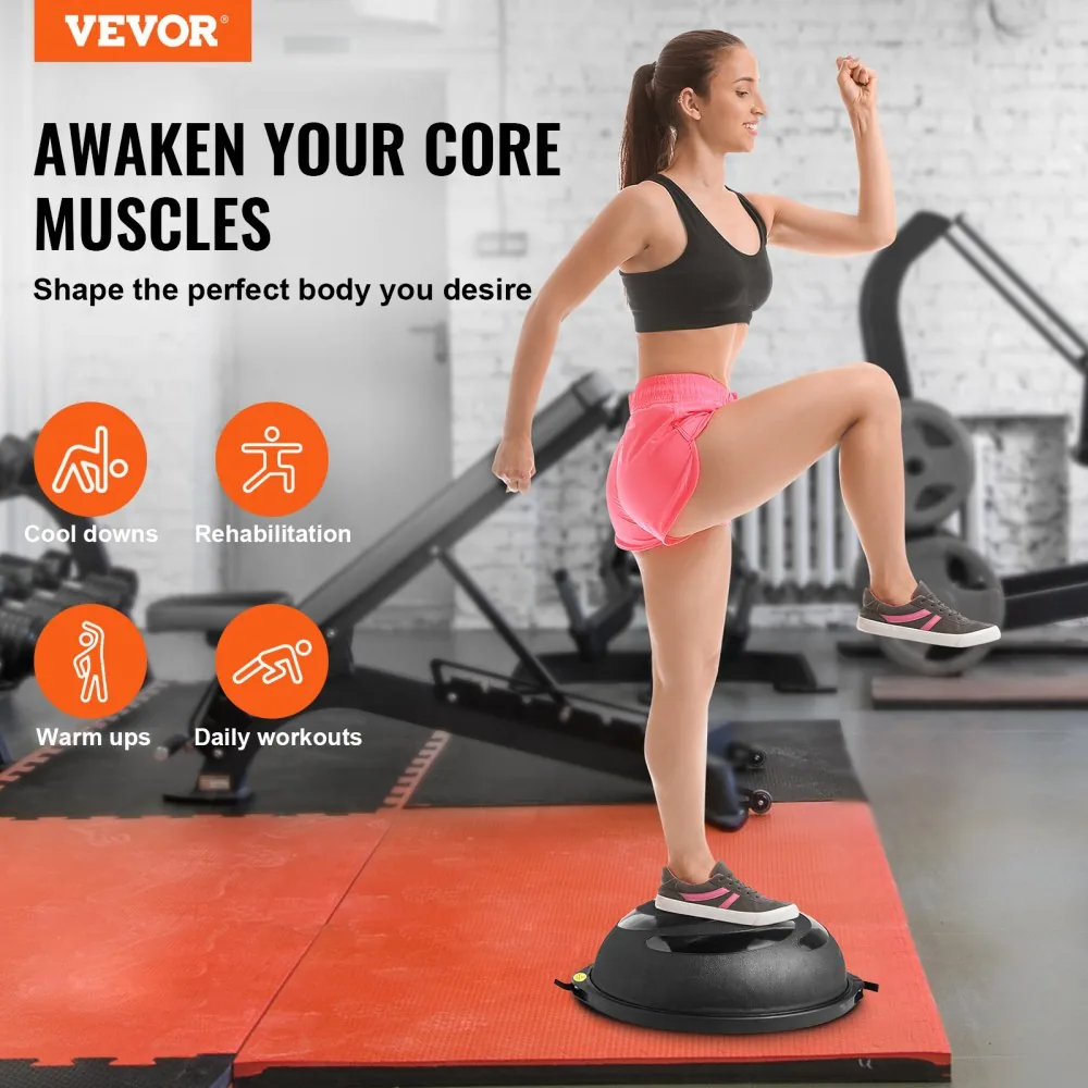 VEVOR balance ball trainer during home workout