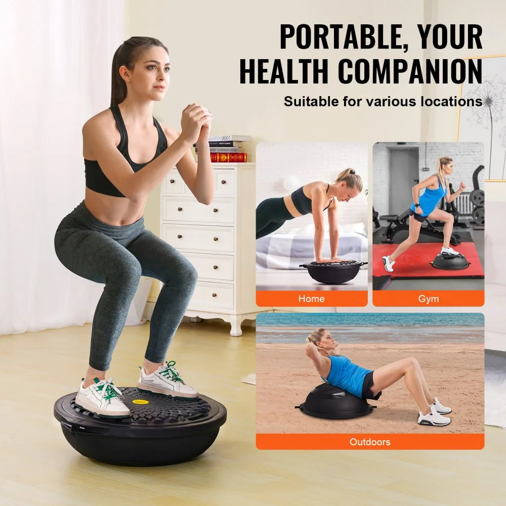 VEVOR half exercise ball dimensions