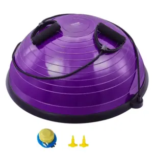 VEVOR 23 inch half exercise ball trainer front view