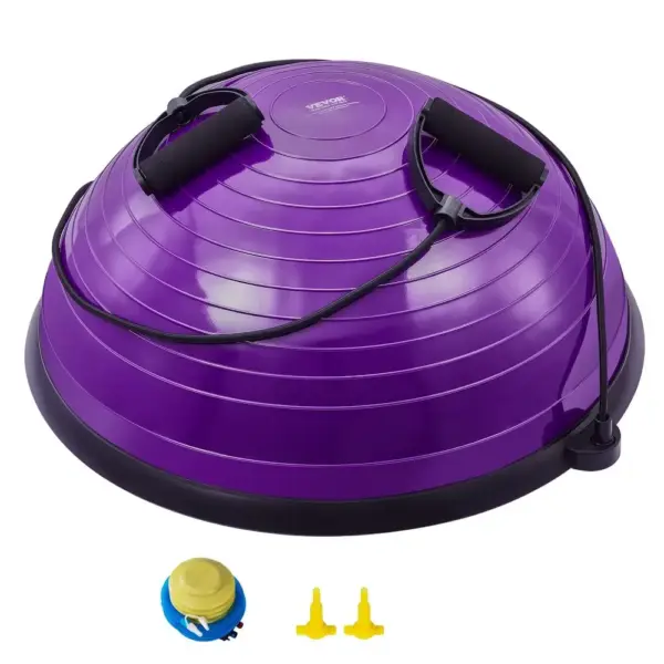 VEVOR 23 inch half exercise ball trainer front view