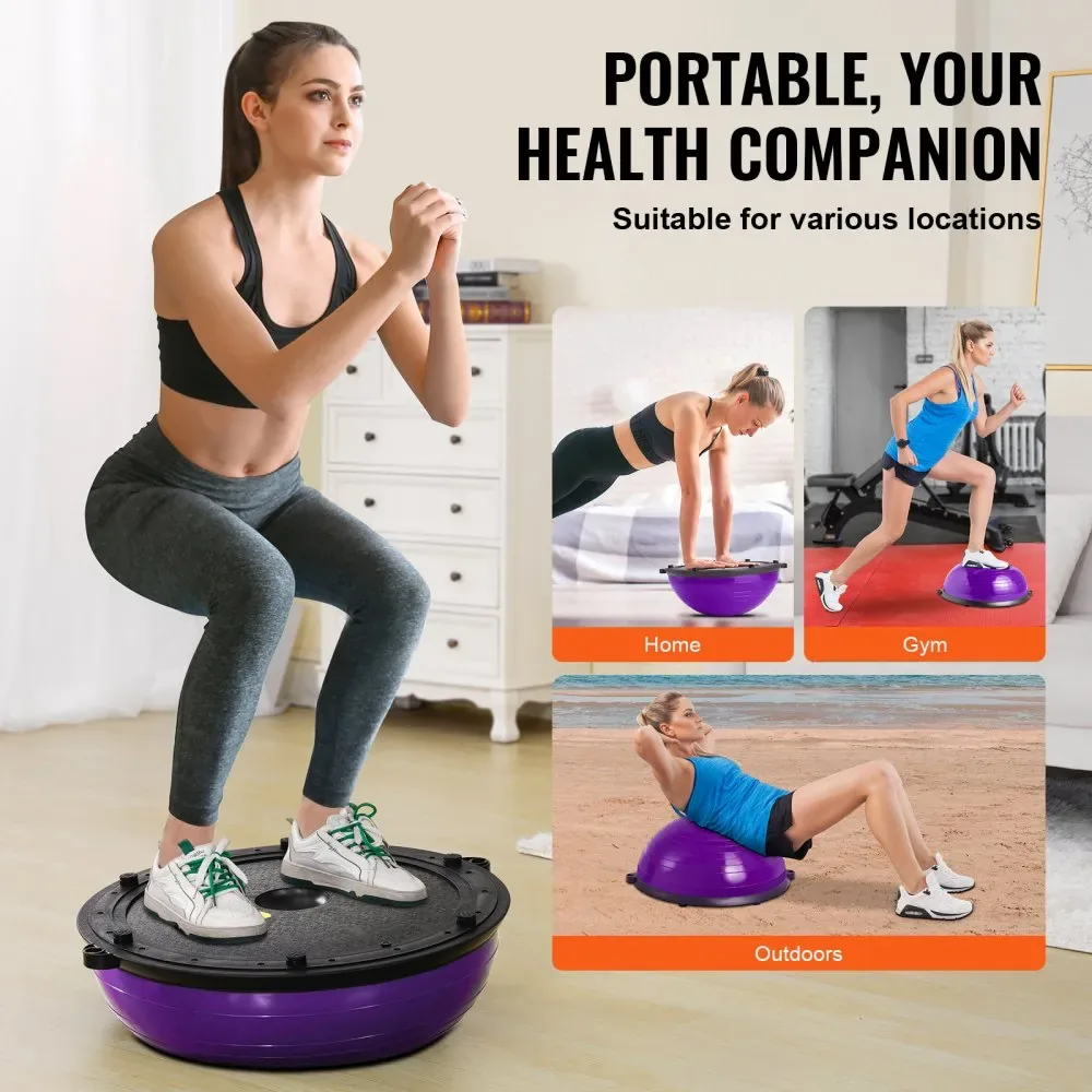 VEVOR half exercise ball dimensions