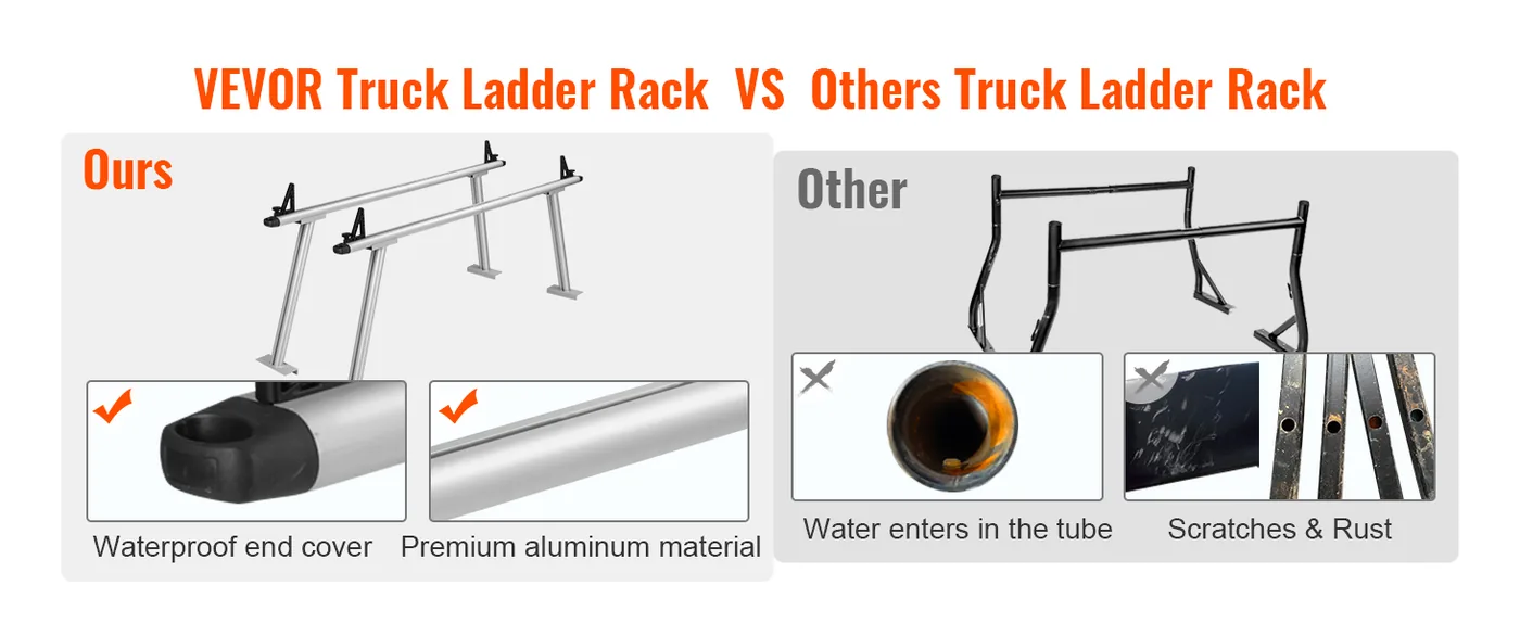 VEVOR Truck Rack Aluminum C-Clamp 800 lbs Why Choose us