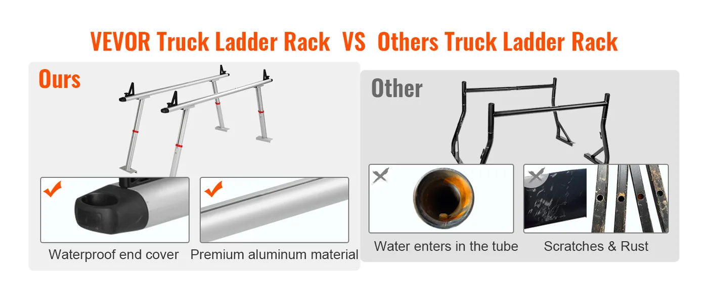 VEVOR Truck Rack Aluminum C-Clamp 500 lbs Why Choose us
