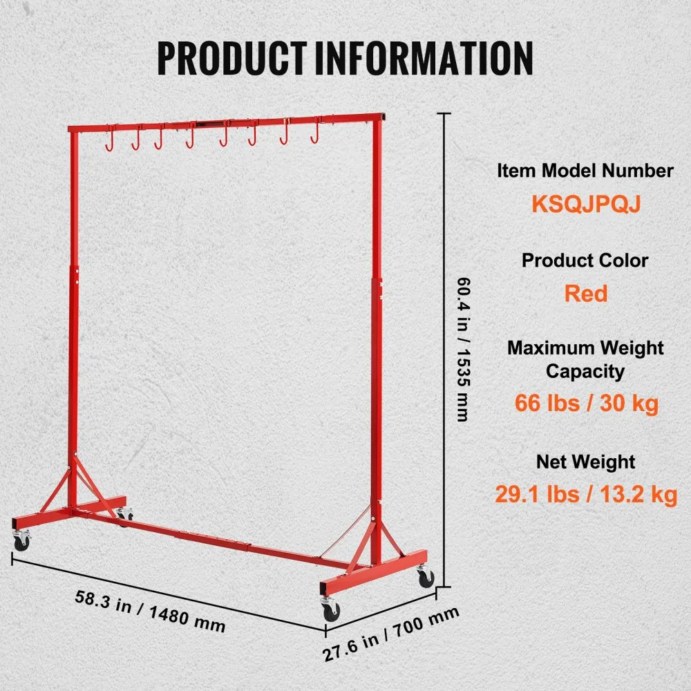 VEVOR Painting Rack Red product image 7