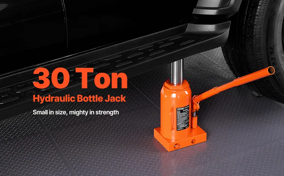VEVOR Hydraulic Bottle Jack Manual Type 30 T Medium Lift overview