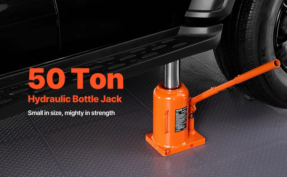 VEVOR Hydraulic Bottle Jack Manual Type 50 T Medium Lift overview