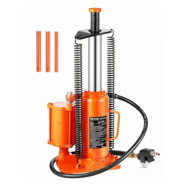 VEVOR Air Hydraulic Bottle Jack Manual + Pneumatic 12 T product image 1