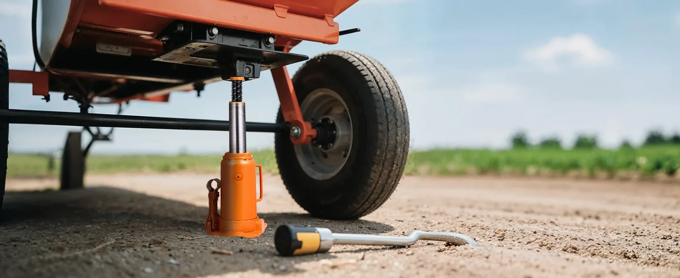 VEVOR Hydraulic Bottle Jack Orange 8-15.8 inch Agricultural Equipment