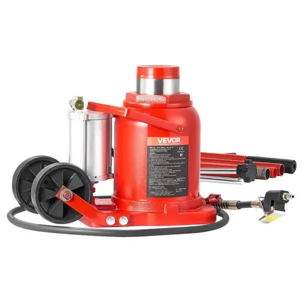 VEVOR Air Hydraulic Bottle Jack Red 10.4-16.1 inch product image 1