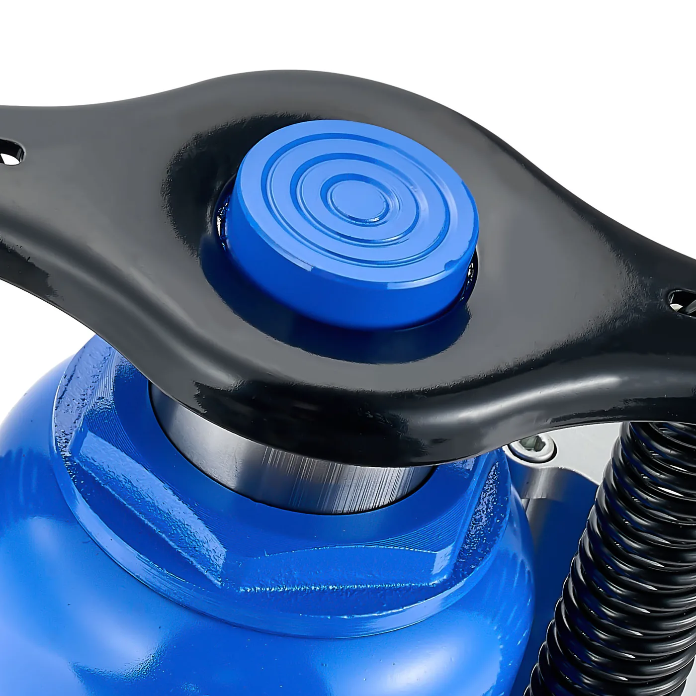 VEVOR Air Hydraulic Bottle Jack Blue 10-16.3 inch Anti-Slip Saddle