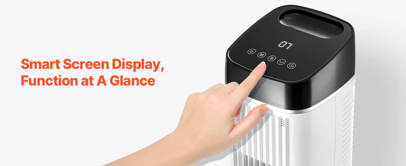 VEVOR Tower Fan 40inch Tower Fan-3 adjustable speeds LED Display