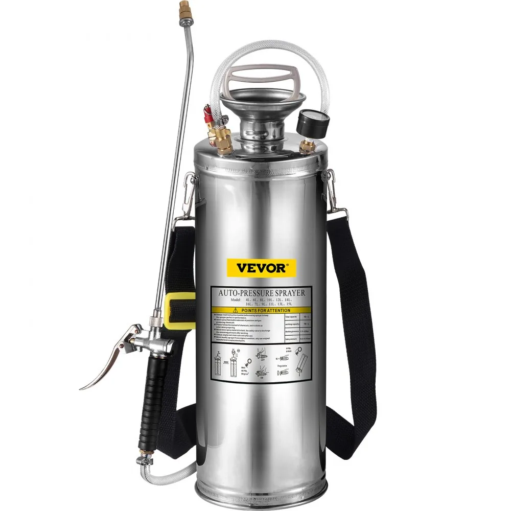 VEVOR 3 Gallon Stainless Steel Sprayer 20 in Wand application detail