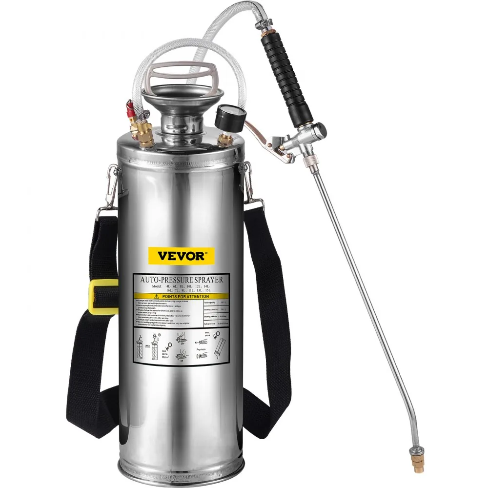 VEVOR 3 Gallon Stainless Steel Sprayer 20 in Wand accessories detail