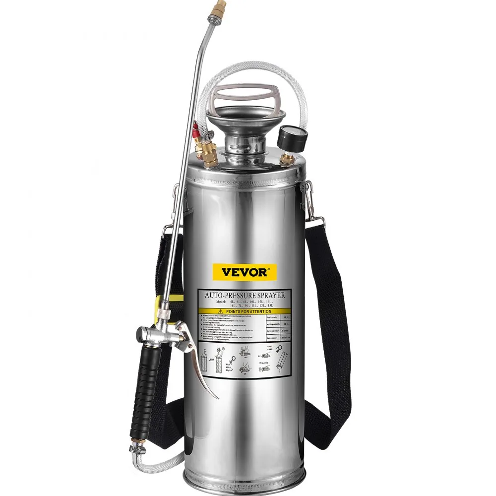 VEVOR 3 Gallon Stainless Steel Sprayer 20 in Wand performance detail