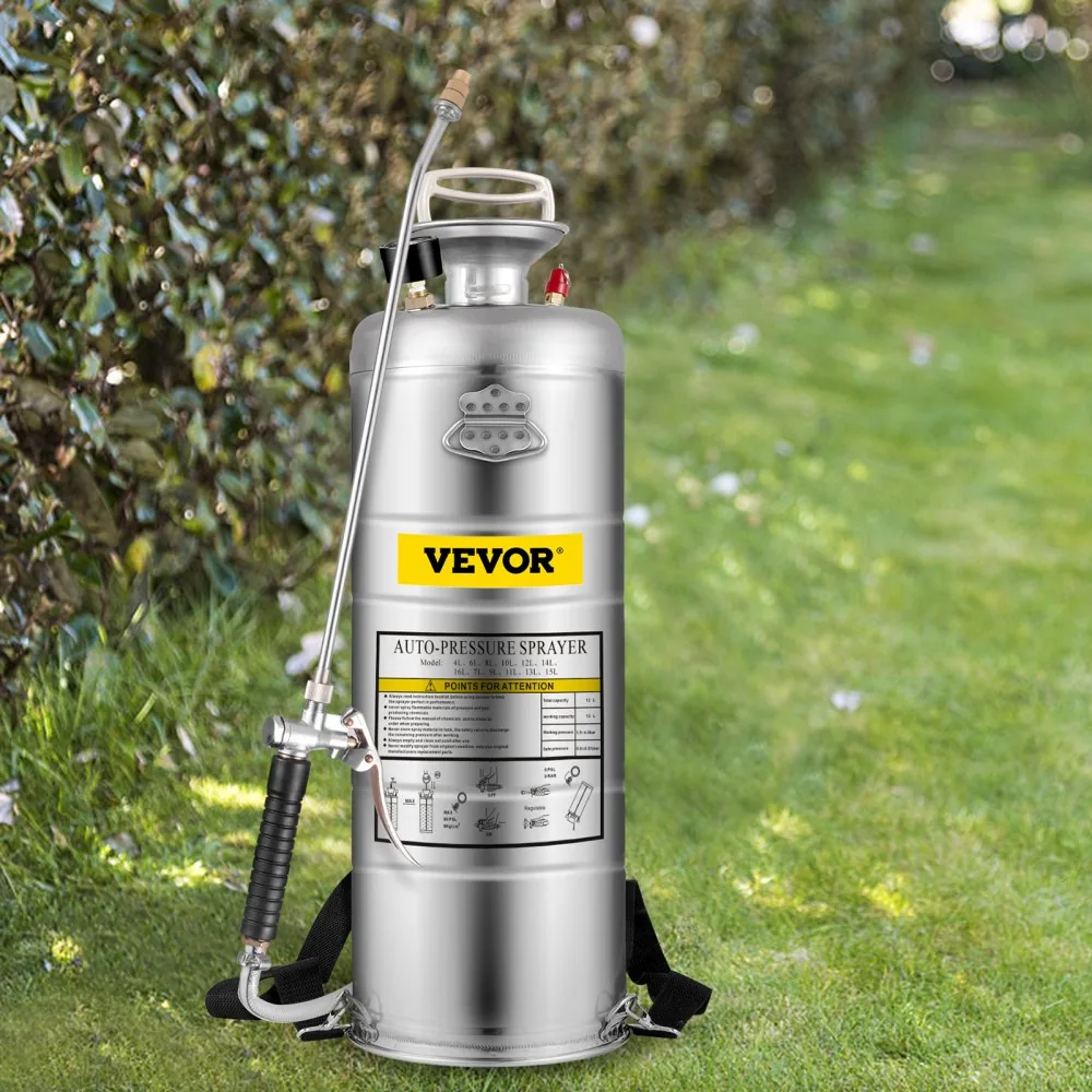 VEVOR 3.5 Gallon Stainless Steel Sprayer 20 in Wand installation