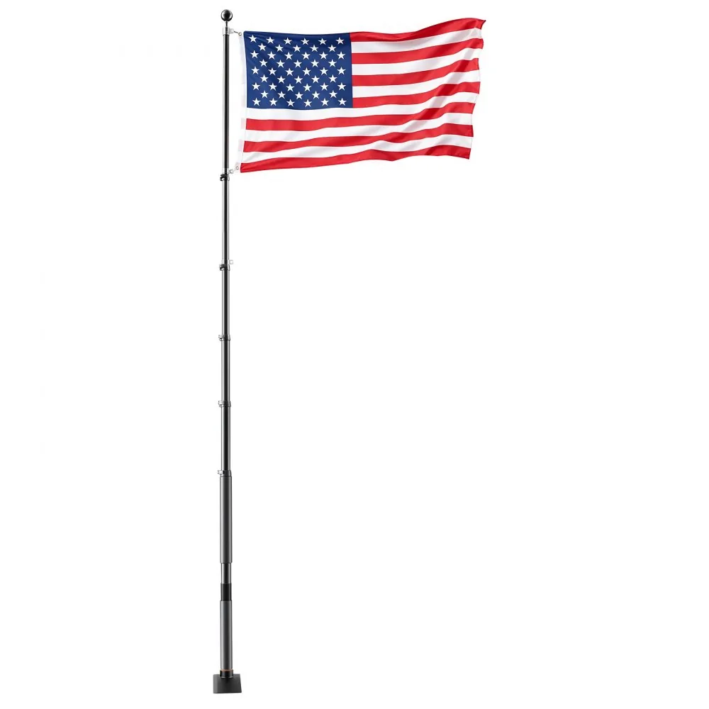 VEVOR Flag Pole Black 20 ft with Mount Base product image 9