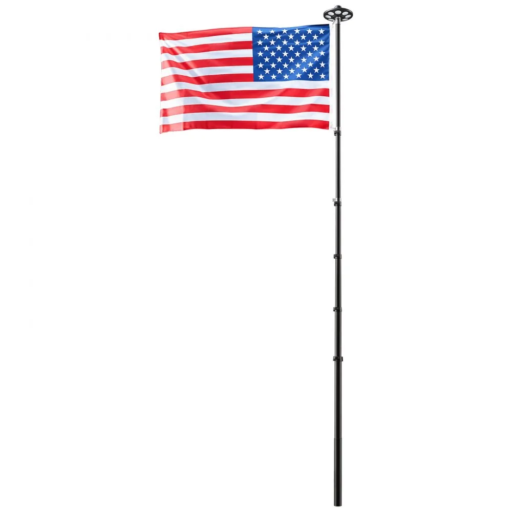 VEVOR Flag Pole Black 20 ft with Light product image 10