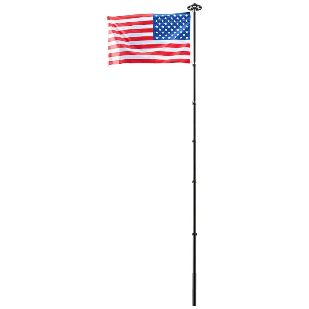 VEVOR Flag Pole Black 25 ft with Light product image 10