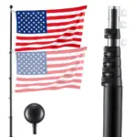 VEVOR Flag Pole Black 30 ft product image 1