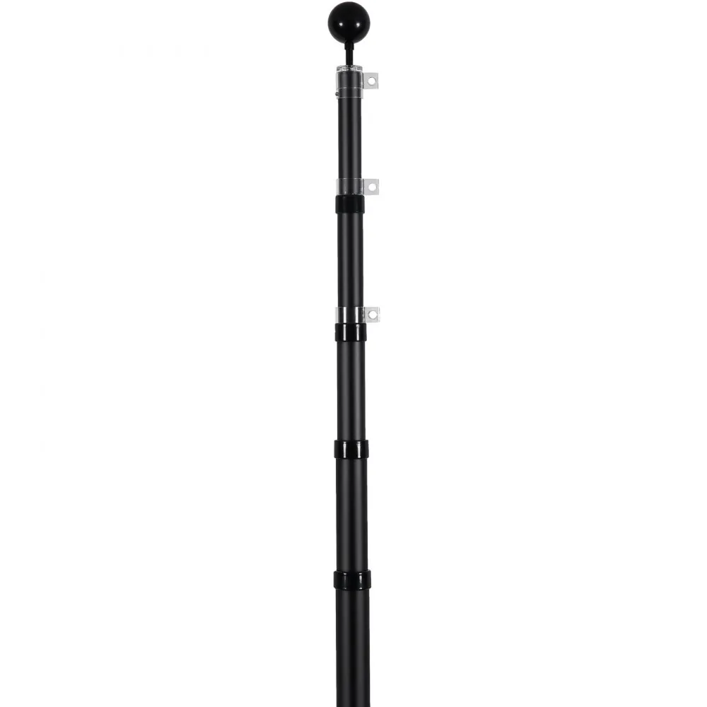 VEVOR 20FT Telescoping Flag pole Kit Black 20 ft product image 9