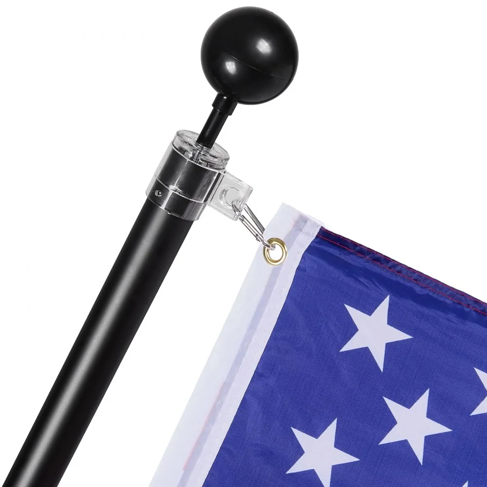 VEVOR 25FT Telescoping Flag pole Kit Black 25 ft product image 11