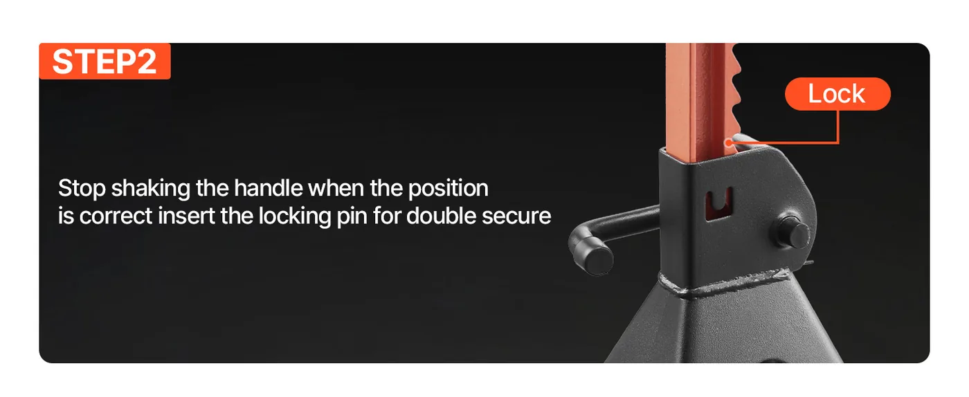 VEVOR Jack Stands 3T One Lock Lock