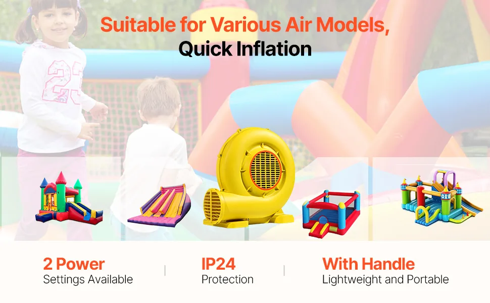 VEVOR Inflatable Blower 380W overview