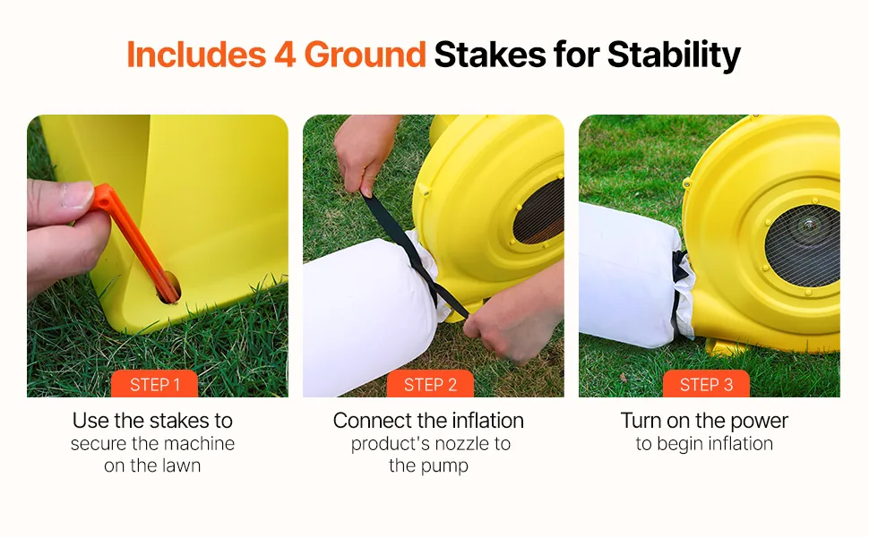 VEVOR Inflatable Blower 750W/950W feature 2