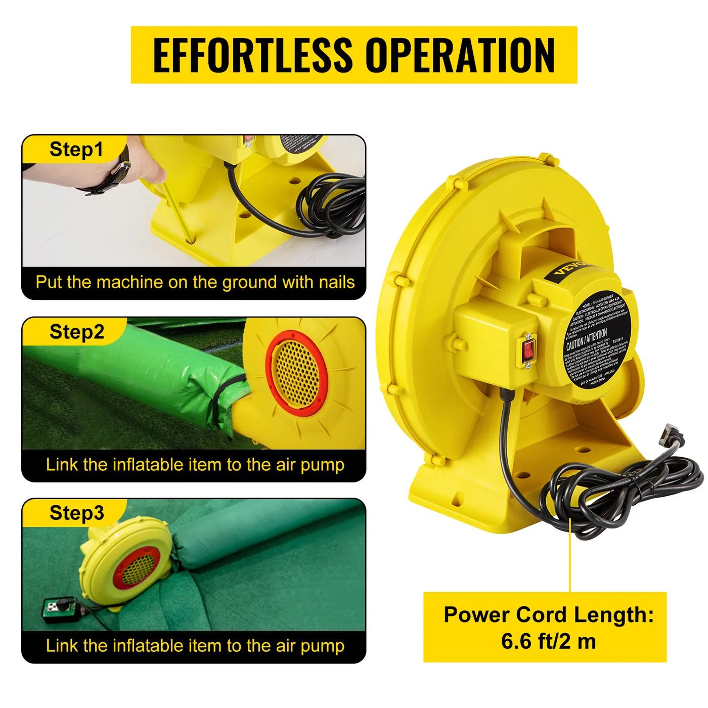 VEVOR Air Blower 480W feature 6