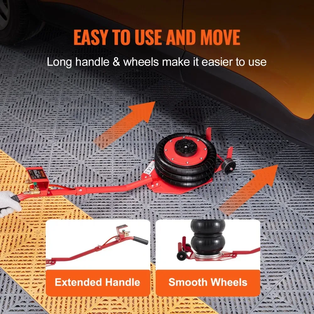 VEVOR Air Jack Fixed Long Handle Red product image 5