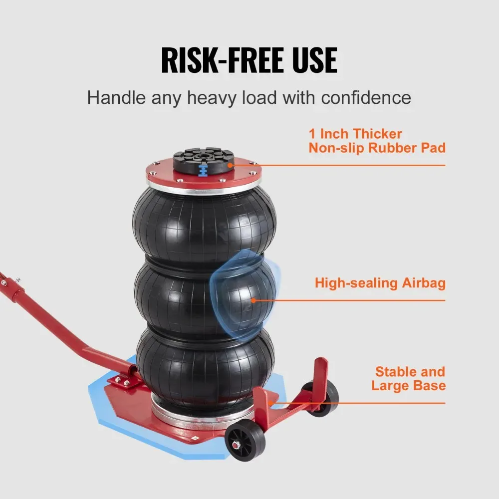 VEVOR Air Jack Fixed Long Handle Red product image 6