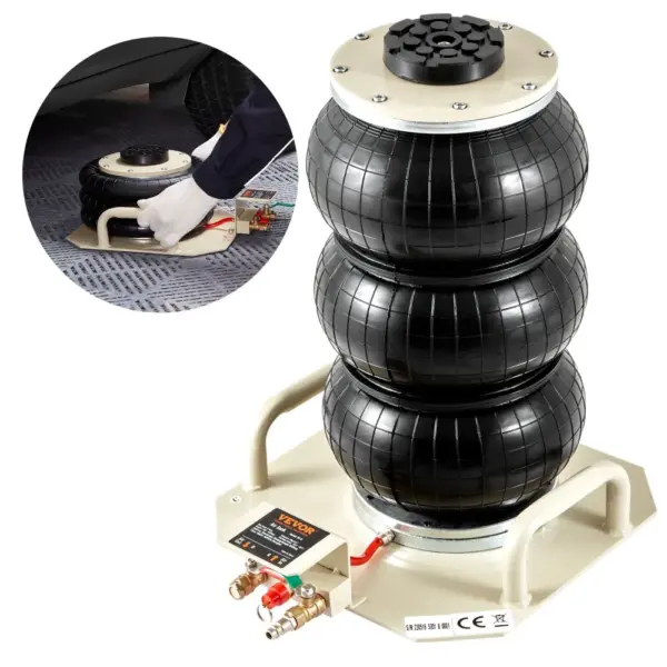 VEVOR Air Jack U-Shaped Handle White product image 1