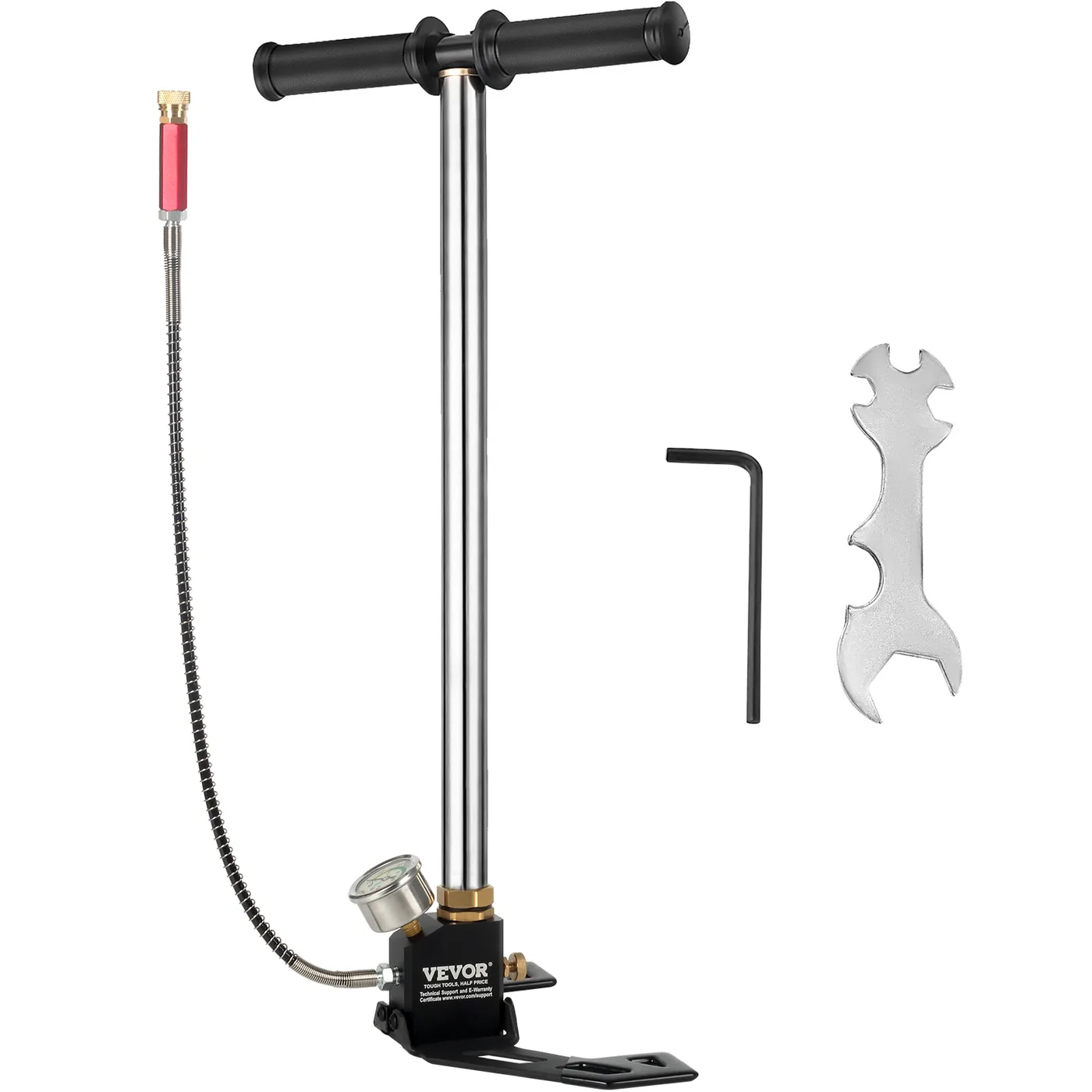 VEVOR Airgun PCP Pump 4500PSI High Pressure Hand Pump 3 Stag feature 1