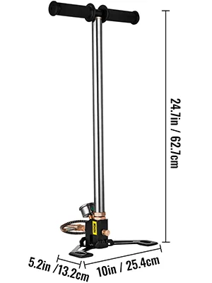 VEVOR Airgun PCP Pump 4500PSI High Pressure Hand Pump 3 Stag feature 8