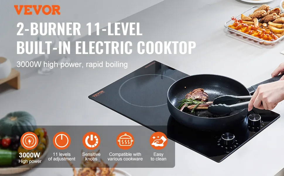 VEVOR Electric Cooktop 3000W 2 overview