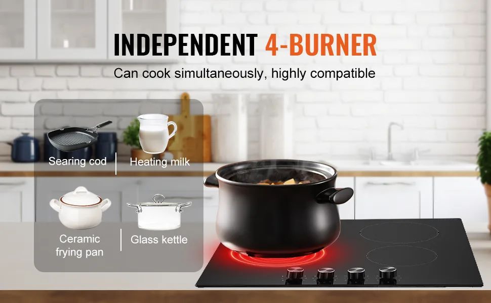 VEVOR Electric Cooktop 6000 W 4 feature 2
