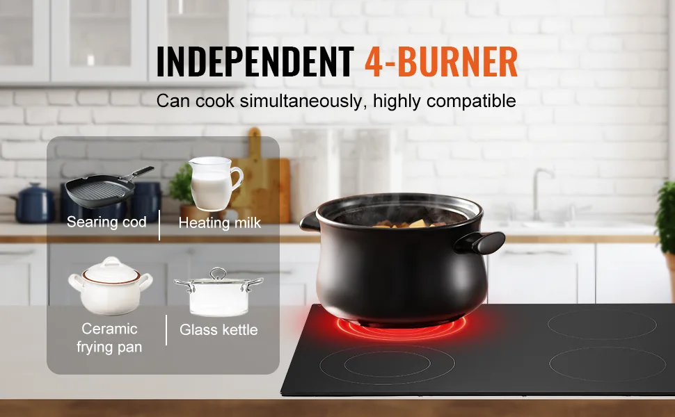 VEVOR Electric Cooktop 7200 W 4 feature 2