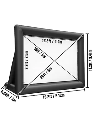 VEVOR Inflatable Movie Screen 20FT Inflatable Projector Scre feature 8