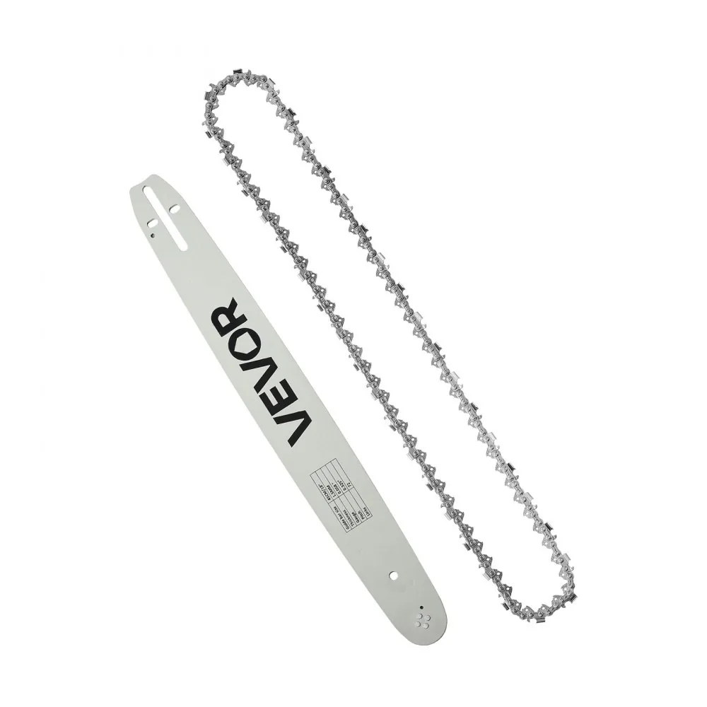 VEVOR 18 inch chainsaw bar and chain front view