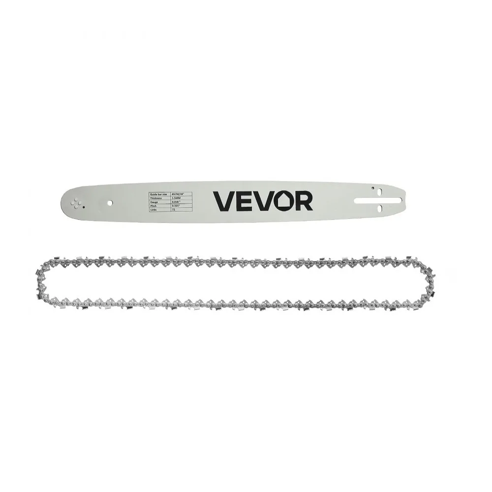 VEVOR chainsaw bar trimming tree branches