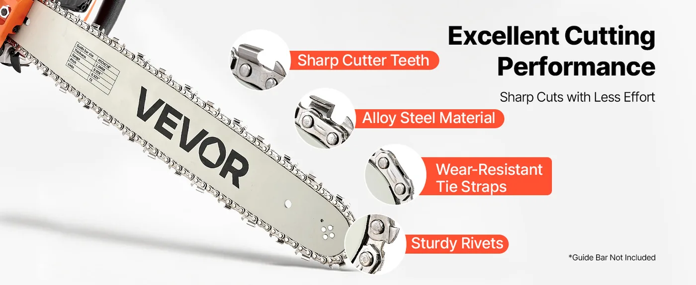 VEVOR saw chain sharp cutter teeth
