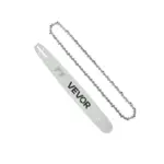 VEVOR 20 inch chainsaw bar and chain front view