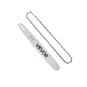 VEVOR 20 inch chainsaw bar and chain front view