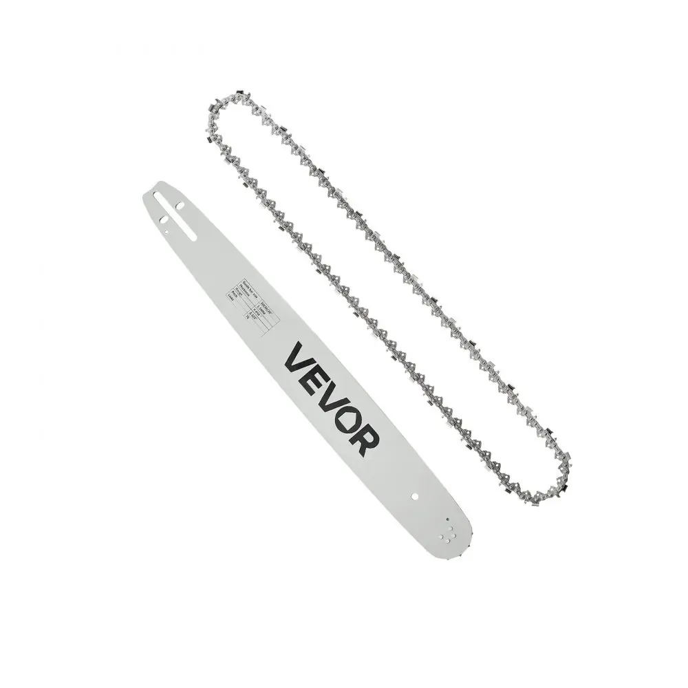 VEVOR 20 inch chainsaw bar and chain front view