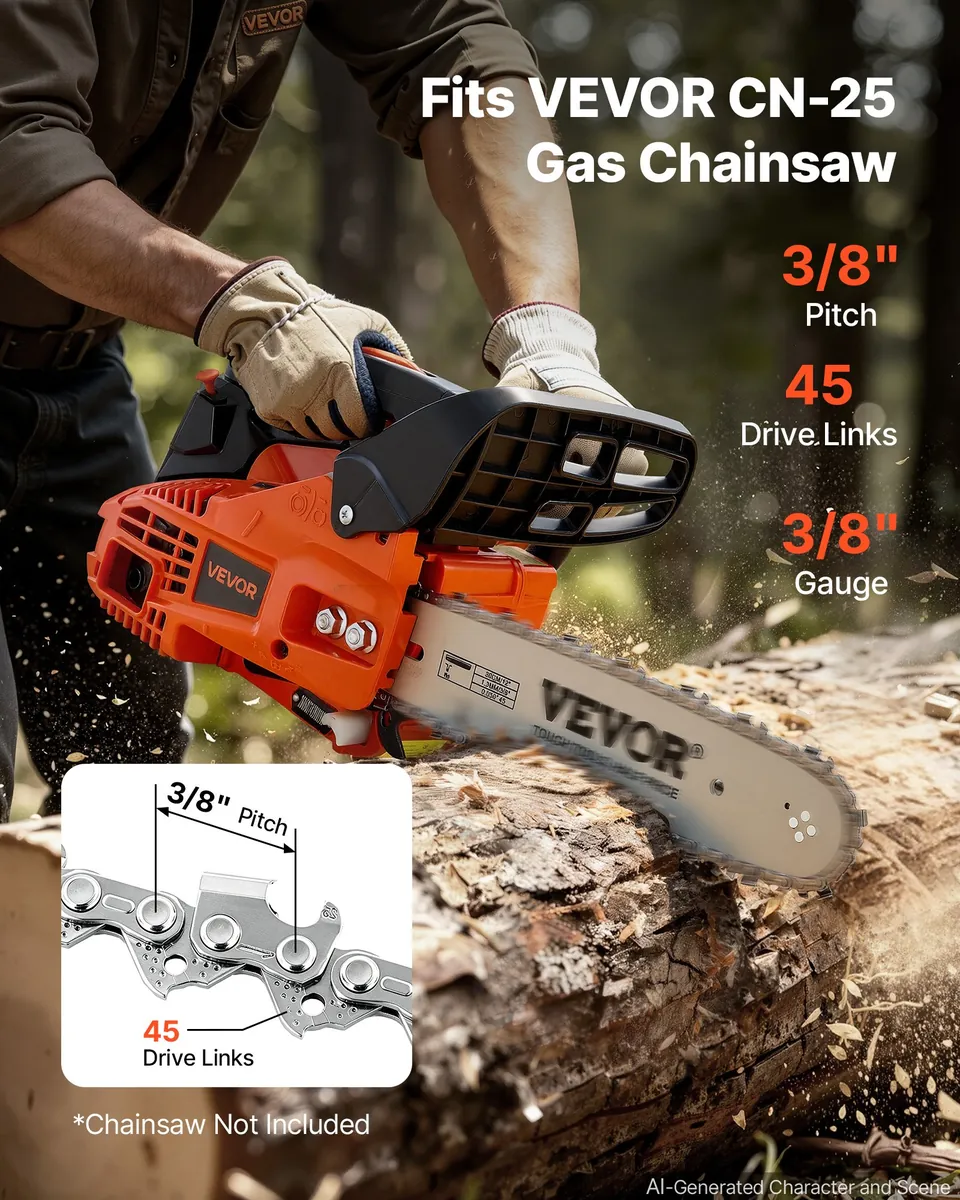 VEVOR 12 inch saw chain three chains