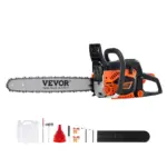 VEVOR 52CC 18 in Gas Chainsaw 2.55 HP Gasoline Powered front view