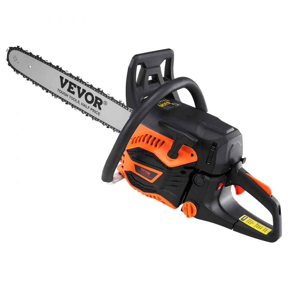 VEVOR 52CC 18 in Gas Chainsaw 2.55 HP Gasoline Powered package contents