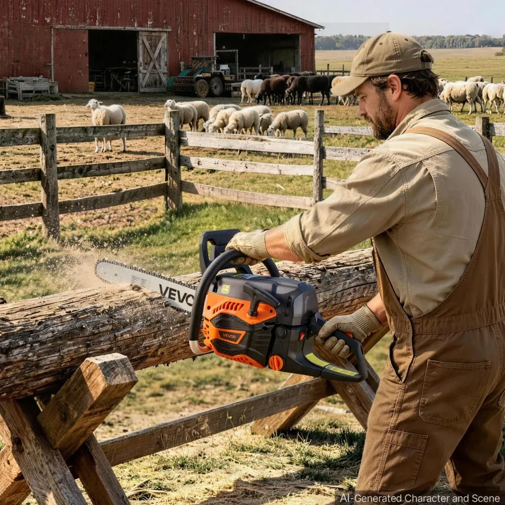 VEVOR chainsaw starter assembly and pull rope